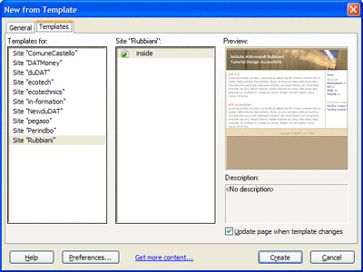 Creazione nuovo file in MX2004